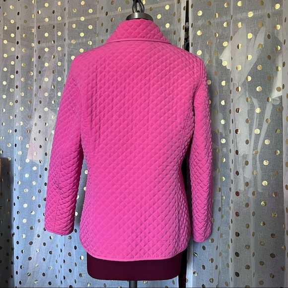 Bubblegum pink quilted jacket - Picture 4 of 5